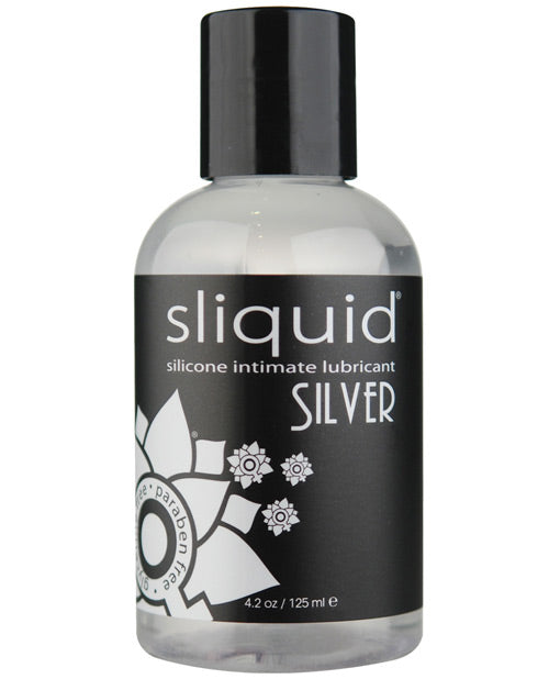 Sliquid Silver Silicone Lube Glycerine & Paraben Free - 4.2 oz