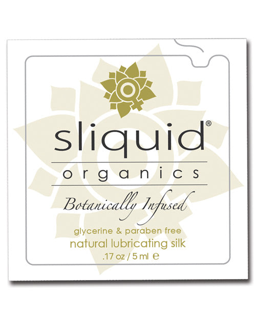 Sliquid Organics Silk Lubricant - .17 oz Pillow