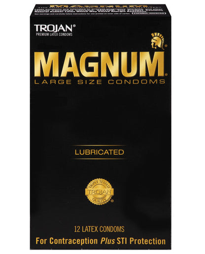 Trojan Magnum Condoms - Box of 12