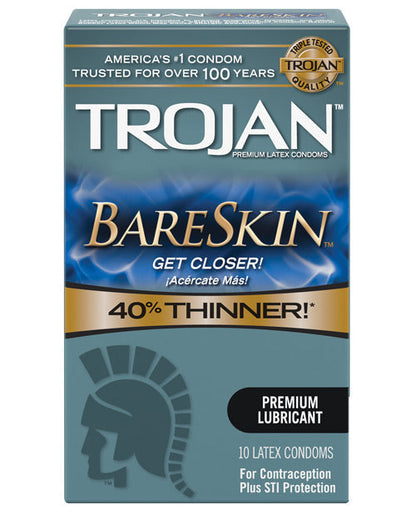 Trojan BareSkin Condoms - Box of 10