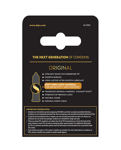 Lifestyles SKYN Original Condoms -  Box of 3