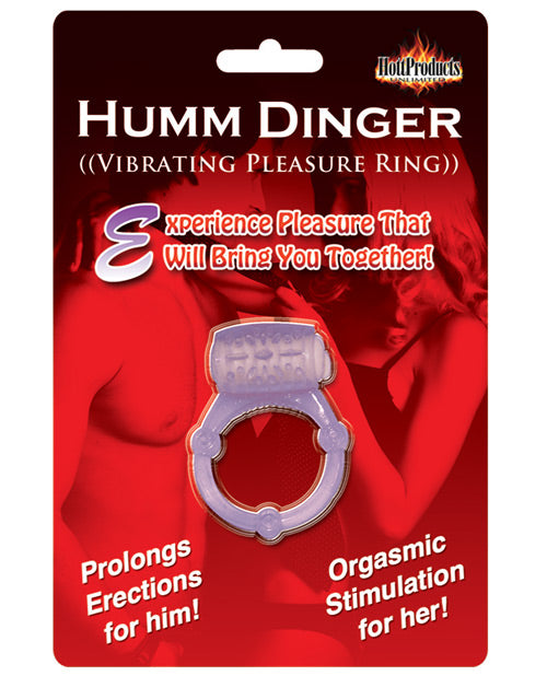 Humm Dinger Vibrating Cockring - Purple