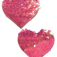 Pastease Premium Color Changing Flip Sequins Heart - Pink O/S