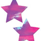 Pastease Premium Hologram Star - Pink O/S