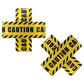 Pastease Premium Caution Cross - Black/Yellow O/S