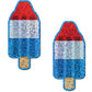 Pastease Premium Bomb Pop - Red/White/Blue O/S