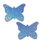 Pastease Premium  Glitter Butterfly - Blue O/S