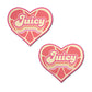 Pastease Premium Retro Heart Juicy - Pink Grapefruit O/S