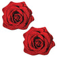 Pastease Premium Glitter Velvet Blooming Rose - Red O/S