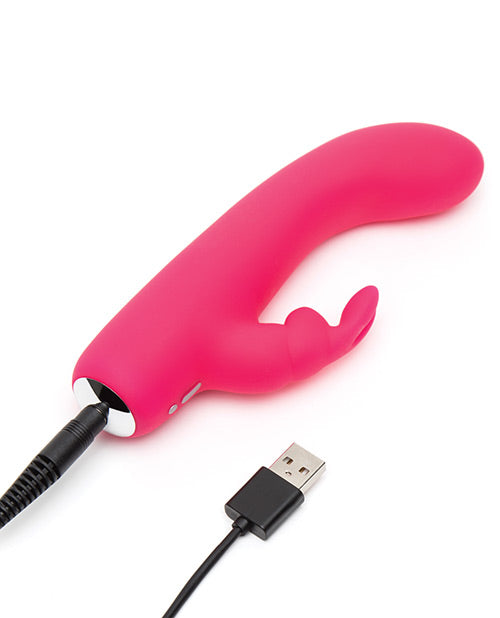 Happy Rabbit Vibrator | Mini Rechargeable G Spot Vibrator | Pink Clit Vibrator | Best Vibrator for Women