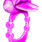 Forked Tongue X-treme Vibrating Pleasure Ring - Magenta