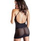 Beverly Hills Naughty Girl String Fishnet Dress Black O/S