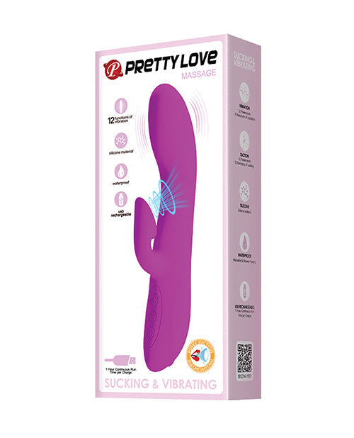 Pretty Love G Spot Vibrator | Flirt Clit Sucking Vibrator | 12-Function Rabbit Vibrator | Best Vibrator for Women