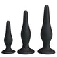 Pretty Love Beginner's Mini Anal Kit - Black Set of 3