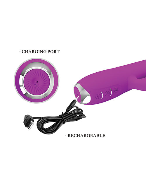 Pretty Love G Spot Vibrator | Gloria Licking Rabbit Vibrator | Fuchsia Clit Vibrator | Best Vibrator for Women