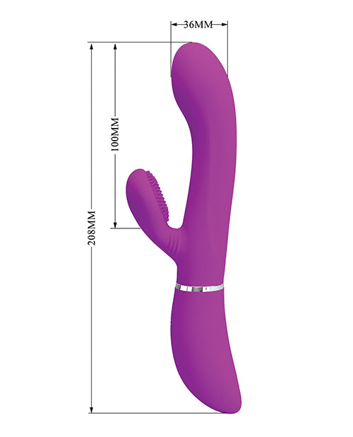 Pretty Love G Spot Vibrator | Side to Side Moving Rabbit Vibrator | Fuchsia Clit Vibrator | Best Vibrator for Women