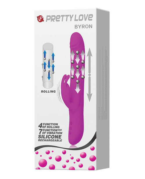 Pretty Love G Spot Vibrator | Byron Thrusting Vibrator | 7-Mode Rabbit Vibrator Fuchsia | Best Vibrator for Women