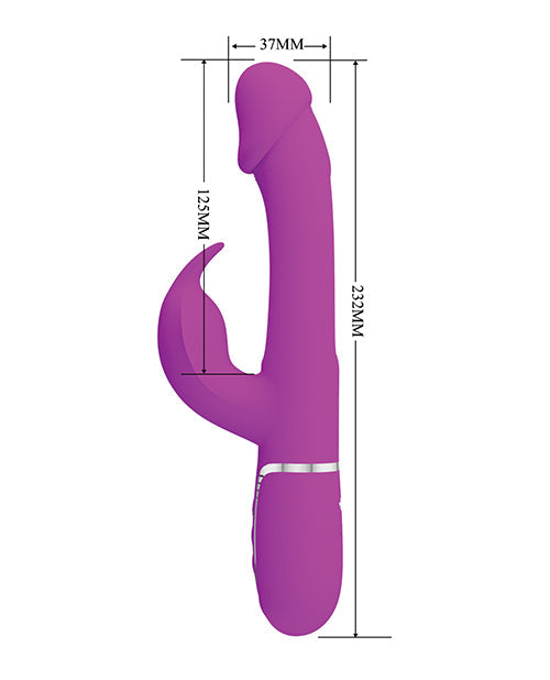 Pretty Love G Spot Vibrator | Twinkled Tenderness Rabbit Vibrator | Kampas Flicking Fuchsia Clit Vibrator