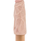 Blush Dr Skin Vibrating Dildo | 7" Big Dildo #9 | Throbbing Beige Realistic Dildo | Best Vibrator for Women