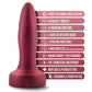 Blush Anal Adventures Matrix Atomic Plug - Martian Wine