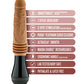 Blush Dr. Skin Silicone Dr. Arthur Thrusting Gyrating Vibrating Dildo - Tan