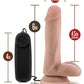 Blush Dr Rob Vibrating Dildo | 6" Big Dildo |  Vanilla Suction Cup Dildo