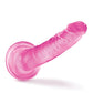 Blush B Yours Plus Realistic Dildo | 7" Big Dildo | Pink Suction Cup Dildo