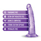 Blush B Yours Plus Realistic Dildo | 7" Big Dildo | Purple Suction Cup Dildo