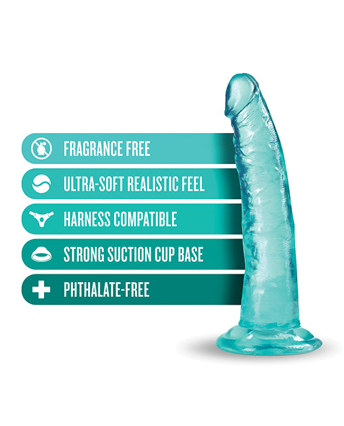 Blush Realistic Dildo | 7" Big Dildo | Lust Thrust Dildo Teal Suction Cup Dildo