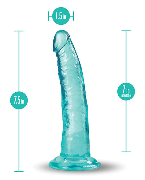 Blush Realistic Dildo | 7" Big Dildo | Lust Thrust Dildo Teal Suction Cup Dildo