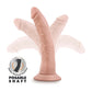 Blush Plus Large Dildo | Vanilla 7" Big Dildo | Posable Suction Cup Dildo | Best Dildo