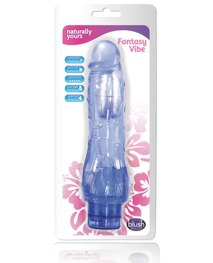 Blush Naturally Yours Bullet Vibrator | Fantasy Blue Vaginal Anal Vibrator | Splash Proof 9-Inch Flexible | Best Vibrator for Women