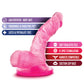 Blush Naturally Large Dildo | 4" Big Dildo | Mini Pink Suction Cup Dildo | Best Dildo