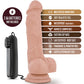 Blush Dr Tim Vibrating Dildo | 7.5" Big Dildo | Vanilla Suction Cup Dildo