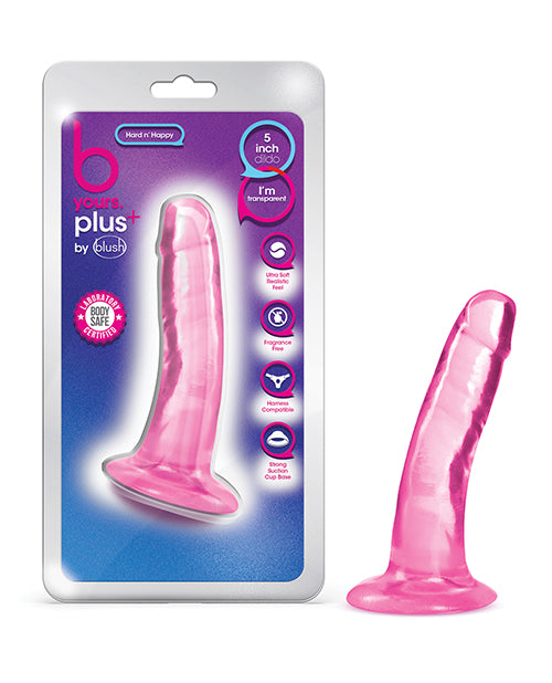 Blush B Yours Plus Large Dildo | 5" Big Dildo | Pink Suction Cup Dildo | Best Dildo