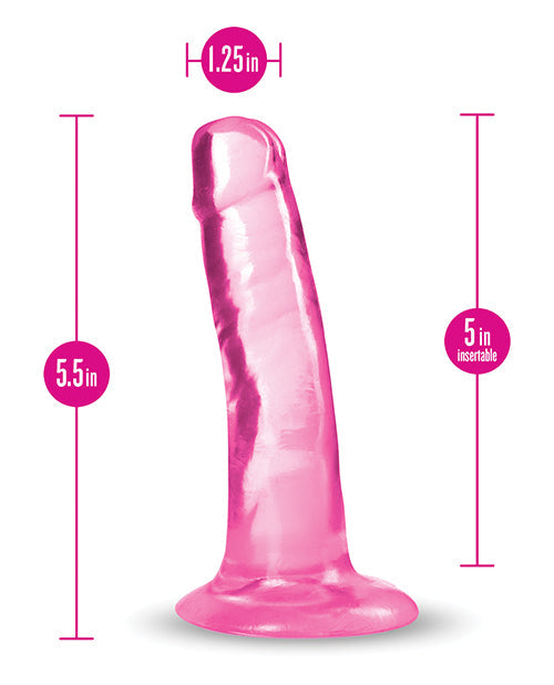 Blush B Yours Plus Large Dildo | 5" Big Dildo | Pink Suction Cup Dildo | Best Dildo