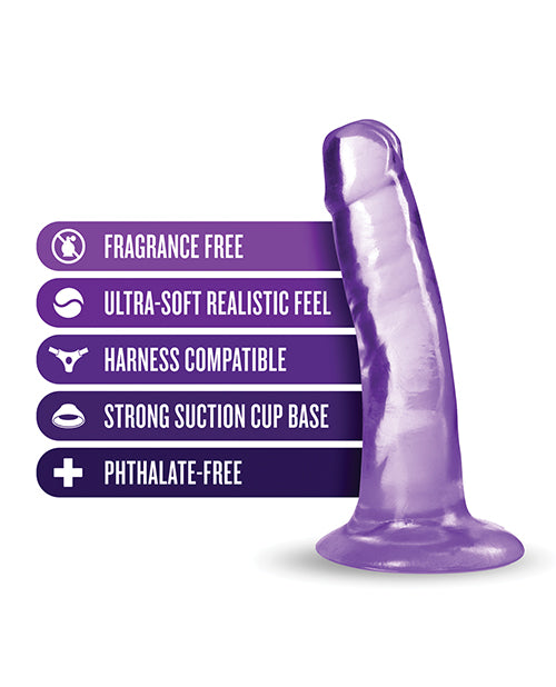 Blush B Yours Plus Large Dildo | 5" Big Dildo | Purple Suction Cup Dildo | Best Dildo