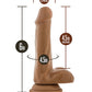 Blush Captain Mike Large Dildo | 6" Big Dildo | Mocha Suction Cup Dildo | Best Dildo