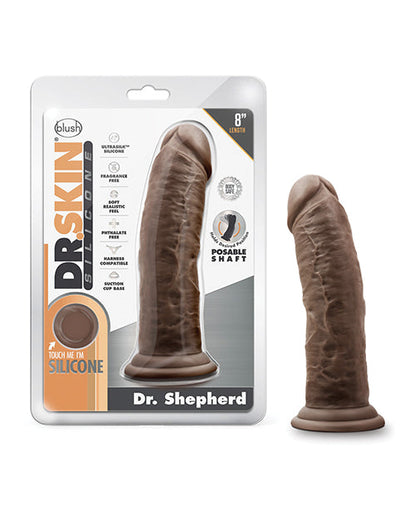 Blush Silicone Dildo | Large Dildo | 8" Big Dildo | Chocolate Suction Cup Dildo | Best Dildo