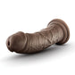 Blush Silicone Dildo | Large Dildo | 8" Big Dildo | Chocolate Suction Cup Dildo | Best Dildo