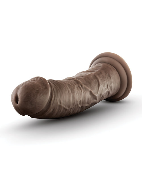 Blush Silicone Dildo | Large Dildo | 8" Big Dildo | Chocolate Suction Cup Dildo | Best Dildo