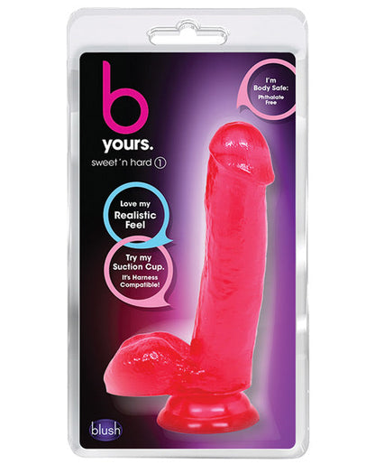 Blush B Yours Realistic Dildo | Sweet n Hard Big Dildo | Pink Suction Cup Dildo