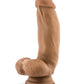 Blush Silicone Dildo | Large Dildo | 7" Big with Balls | Mocha Suction Cup Dildo | Best Dildo