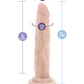 Blush Silicone Dildo | Large Dildo | 7.5" Big Dildo | Vanilla Suction Cup Dildo | Best Dildo