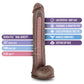 Daddy Giant Dildo | 14-Inch Suction Cup Dildo | Chocolate Big Dildo