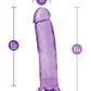 Blush Realistic Dildo | 9" Big Dildo | Thrill n Drill Purple Suction Cup Dildo