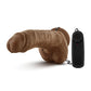 Blush Vibrating Dildo | Boxer 9" Big Dildo | Mocha Suction Cup Dildo