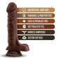 Blush Large Dildo | DJ Big Black Dildo | Chocolate Suction Cup Dildo | Best Dildo