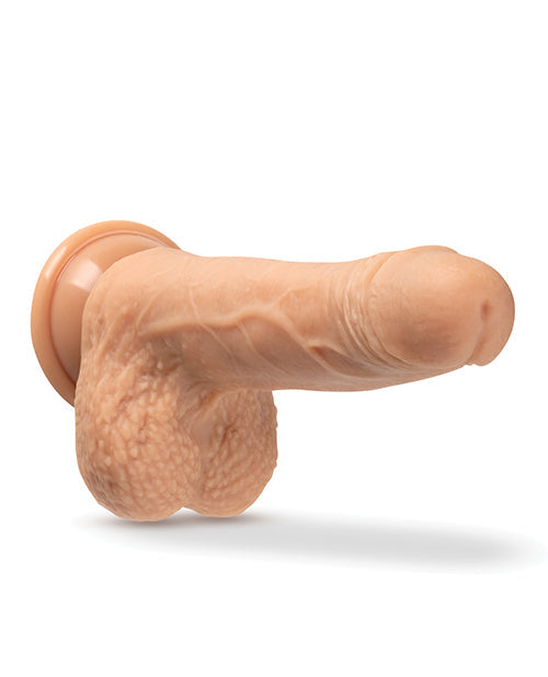 Blush Vibrating Dildo | 7" Thrusting Big Dildo | Vanilla Suction Cup Dildo