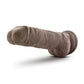 Chocolate Realistic Dildo | Suction Cup Dildo with Balls | 10" Big Black Dildo